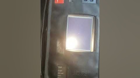 Launch X431 Master touch screen failure.