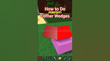 Roblox Build a Boat for Treasure Tutorial Fill Gap Corner Wedges Technique #roblox #babft