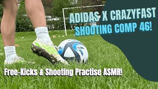 Shooting & Free Kicks ASMR - Adidas X Crazyfast Elite FG - Shooting Compilation 46! (4K)