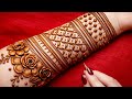 Very Beautiful Bridal Mehndi Design|| Mehandi Ki Designs|| Mehndi Design For Front Hand||Mehandi