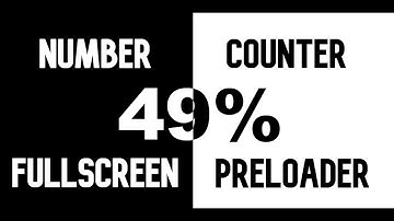 Full-Screen Number Counter Preloader | Using HTML,CSS & JAVASCRIPT || WEB BURNER