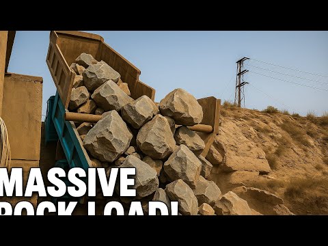 How STONE CRUSHER Works? 🔥 Sand Crushing ASMR - How to CRUSH ROCKS? Heavy Machinery ASMR.