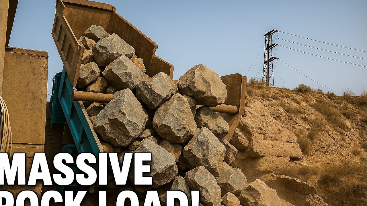 How STONE CRUSHER Works? 🔥 Sand Crushing ASMR - How to CRUSH ROCKS? Heavy Machinery ASMR.