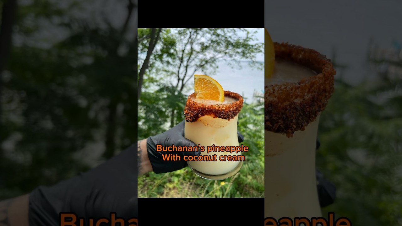 Buchanan’s pineapple with coconut cream bebidas drink pineappledrink