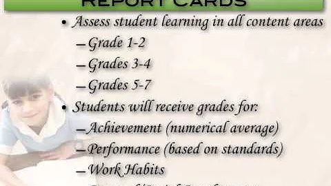 Candace Wallace - Report Card Video