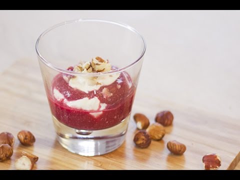 Verrine Betterave Et Chevre Frais Aux Noisettes Youtube
