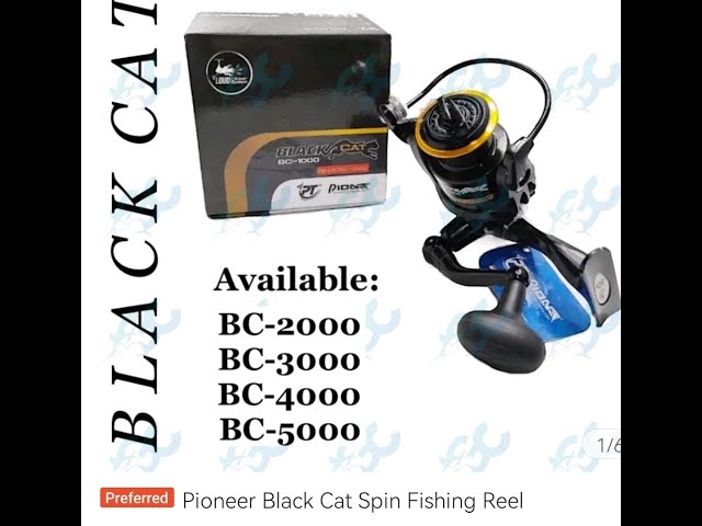 Pioneer Black Cat BC-5000 Spinning Reel