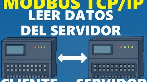 MODBUS TCP | Como LEER datos del SERVIDOR - Tutorial explicado en castellano | Tia Portal