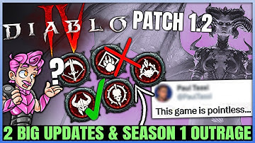 Diablo 4 - WARNING: 2 BIG Updates Confirmed, Balance Patch Delayed, Season 1 Anger & Hardcore Race!