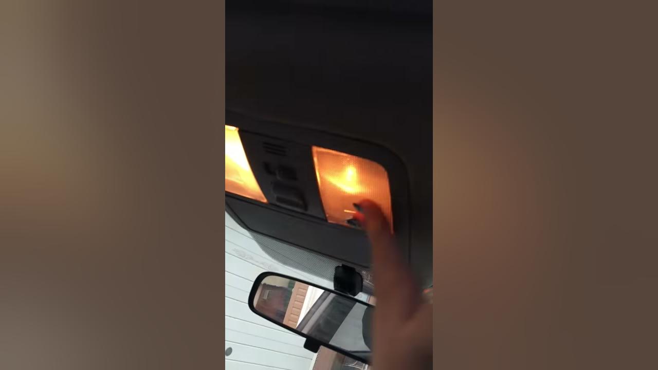 Replace interior light in Toyota RAV4. Your welcome. - YouTube