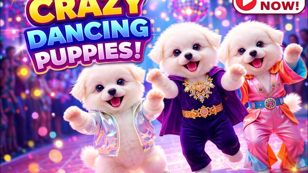 🐶 Cute Puppy Crazy dancing 😆💃 Funny Video for Dogs 🐶🐕 # dog # puppydance # puppyvideos # viraldance 