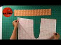 Straight Pant Made Easy ✂️ No Zip No Button Beginner Tutorial Only 2 Measurements Straight Pant ✂️