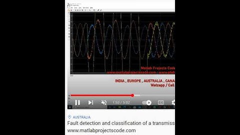 Fault detection and classification of a transmission line by ANN – matlab simulink