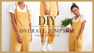 DIY Overall jumpsuit from scratch - Step by step tutorial