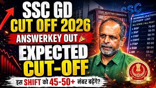 Ssc 🔥gd expected cut off after answerkey 2026 | 🔥ssc gd sate wise cut off 2026| ssc gd answerkey🥳