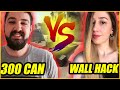 CSGO 300 CAN vs WALL HACK !