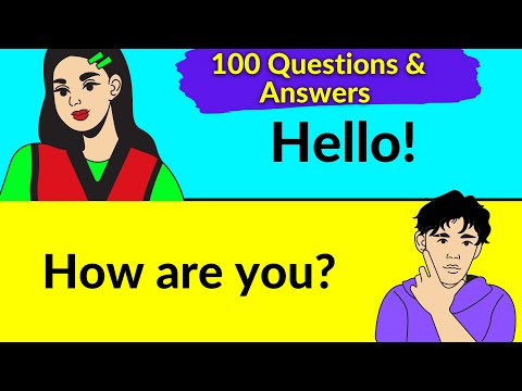 100 Essential English Questions & Answers for Beginners | Speaking Practice ✅