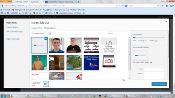 Free WordPress Website Tutorial Videos   Add An Image To Your Website