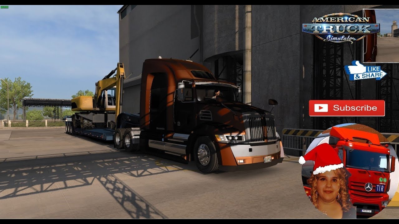 American Truck Simulator (1.33) Western Star 5700 xe 1.33xx DLCOregon ...