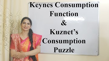 Keynes Consumption Function & Kuznet’s Consumption Puzzle