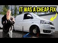 Fixing my van that almost caught fire