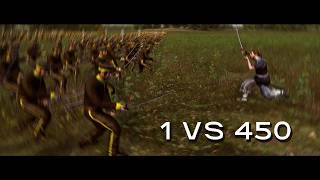 Defeated 450 enemies with one samurai in Total War. screenshot 5