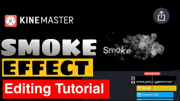 How to Make Smoke Reveal Animation Text Video | Kinemaster Editing Tutorial