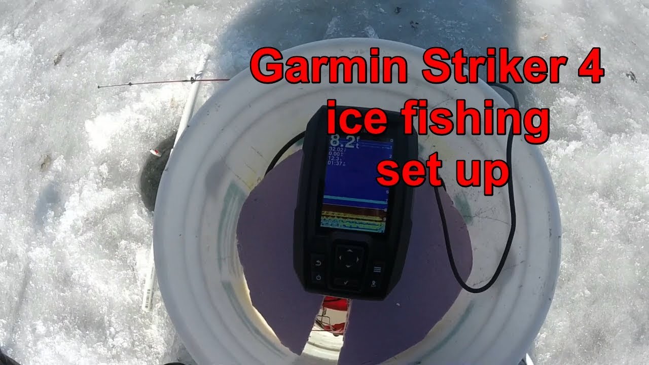 Garmin Striker 4 ice set up - YouTube