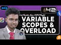 Variable Scope, this, Constructor - deep dive | Java 42 | Code thanish's java playlist