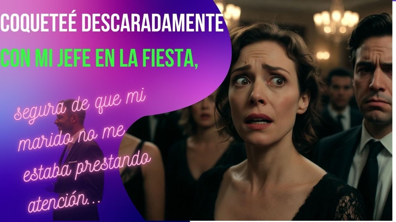 En la fiesta de la oficina, me hice la soltera… sin saber que mi marido ya había llegado