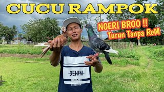 TES TERBANG !! TURUNNYA TANPA REM ANAK R1 CUCU RAMPOK