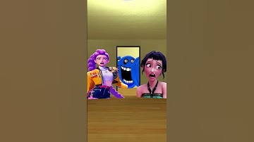 Rumi and Zoey Hide From Jinu and Hungry Worm #shorts