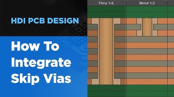 How to Integrate Skip Vias in HDI PCB Design