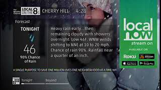 Local Forecast Cherry Hill, NJ - 2/21/18-  4:28pm