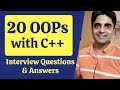 20 OOPs with C++ Interview Questions & Answers - Object Oriented Programming Interview for Placement