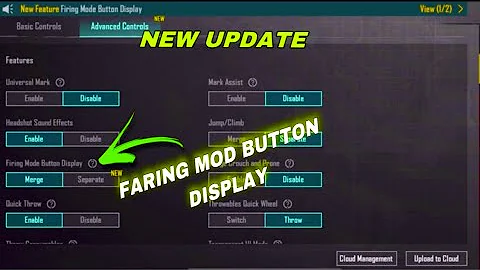 New Firing Mode Button Display in PUBG Mobile 3.5 Update