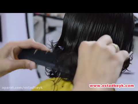 آموزش اصلاح موی قارچی دخترانه