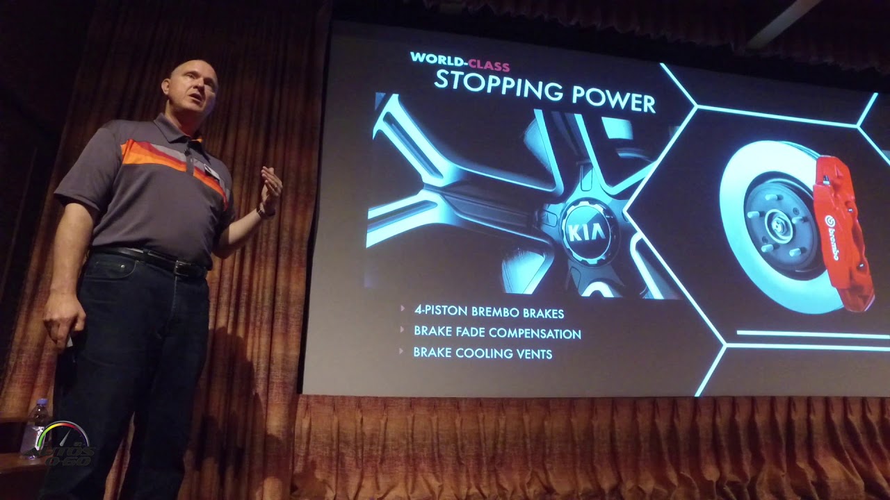 2018 Kia Stinger Technical Presentation By VP Of Product Planning Orth 