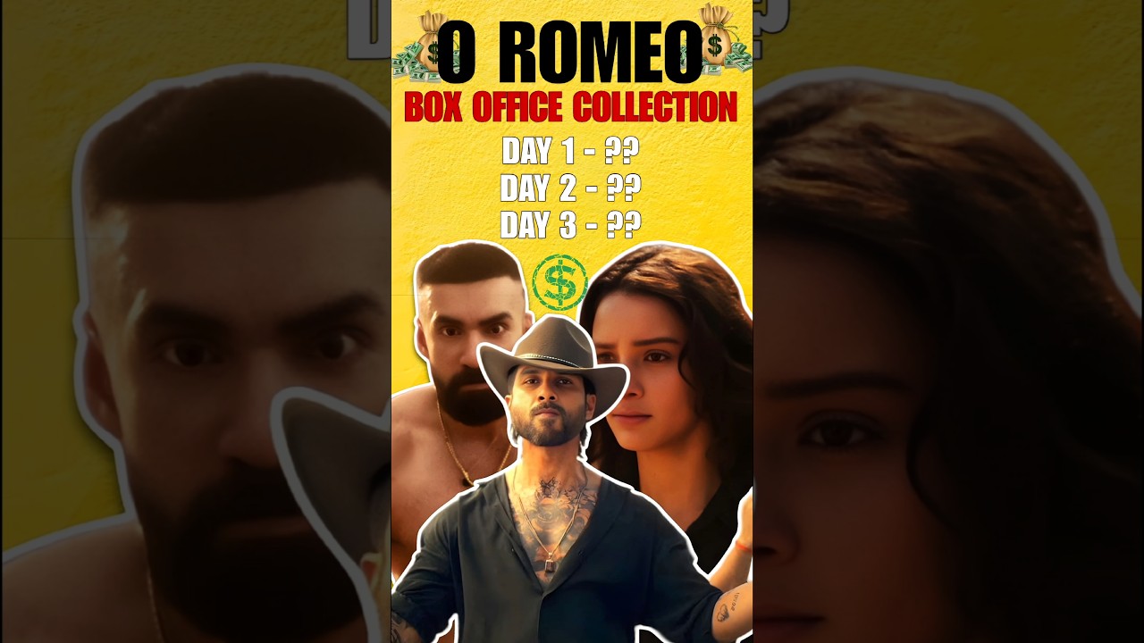 Shahid Kapoor O Romeo Box Office Collection 📈 ! Hit Or Flops 