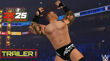 TRAILER! WR3D 2K25 BY FEDERATION ONLINE | NEW MOVES, NEW TAUNTS, RKO , F-5, NEW ARENA, NEW GRAPHICS