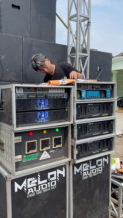 Setting dulu Cek sound MELON audio Titisan Brewog‼️