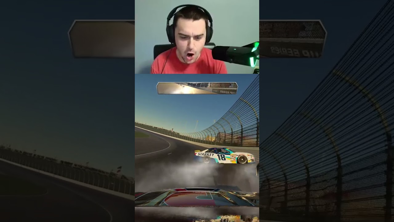 Is it bullying if they do it to themself? #twitch #clips #nascar25 #nascar