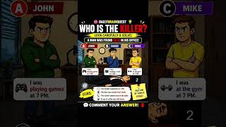 😱 WHO IS THE KILLER? Only 1% Can Solve This Mystery!