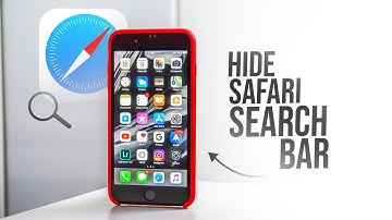 How to Hide Safari Search Bar on iPhone (tutorial)
