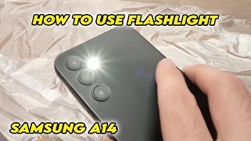 How to Turn ON & OFF the Flashlight of Your Samsung Galaxy A14