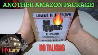 ASMR - (Binaural) Unboxing Amazon Package (No Talking) | Tapping | Crinkling | Cardboard Sounds