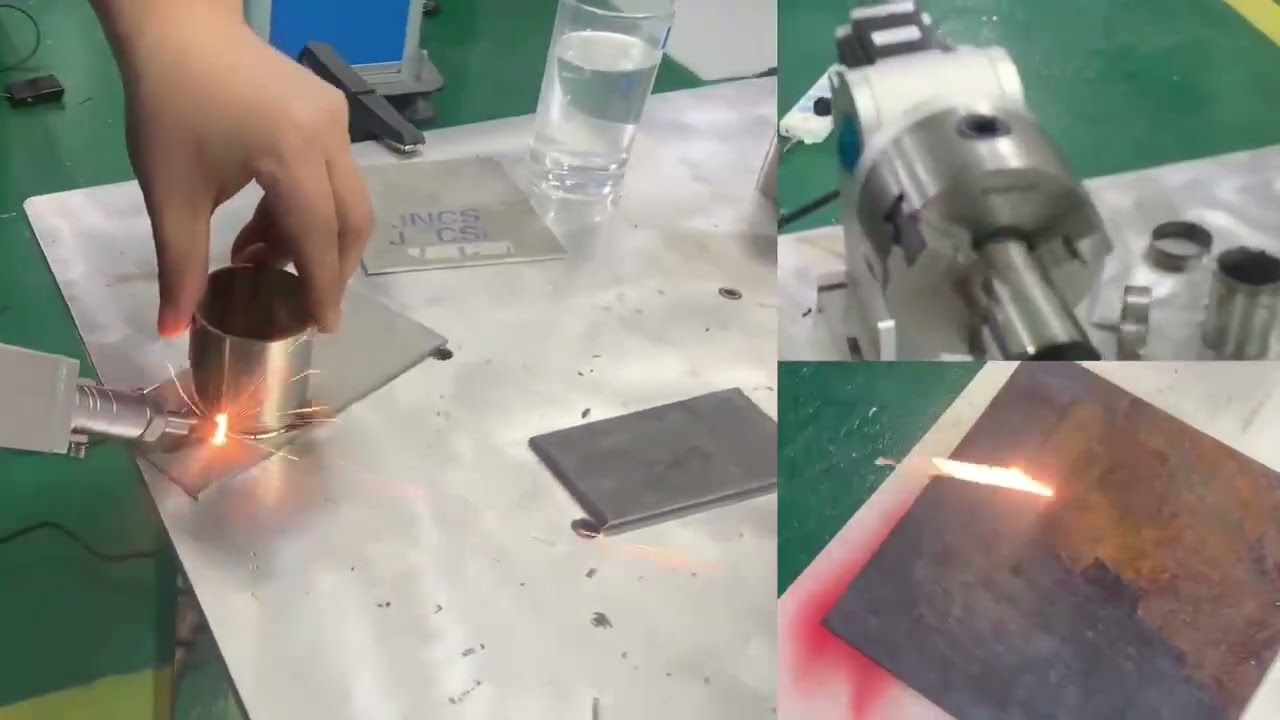 Волоконно-лазерная сварка, машина для очистки, быстрая, чем сварка MIG ...