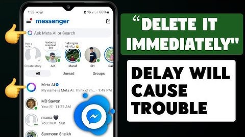 Facebook Messenger "Ask Meta Ai or Search" | How To Remove Meta Ai On Messenger