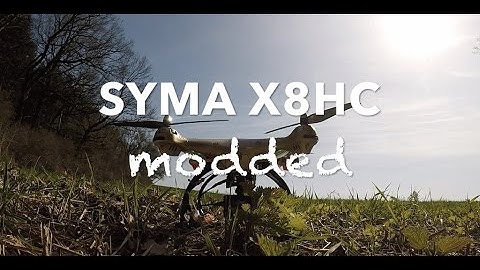 Syma X8 X8HC Quad Kopter Mod SJ5000+ BOSCAM DVR FPV Crash am Ende