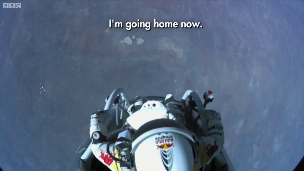 Прыжок с космоса - YouTube